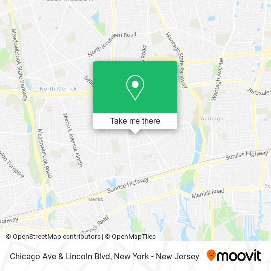 Mapa de Chicago Ave & Lincoln Blvd