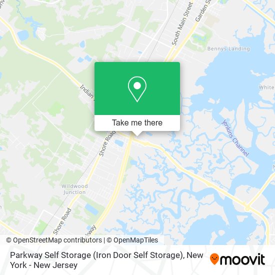 Parkway Self Storage (Iron Door Self Storage) map