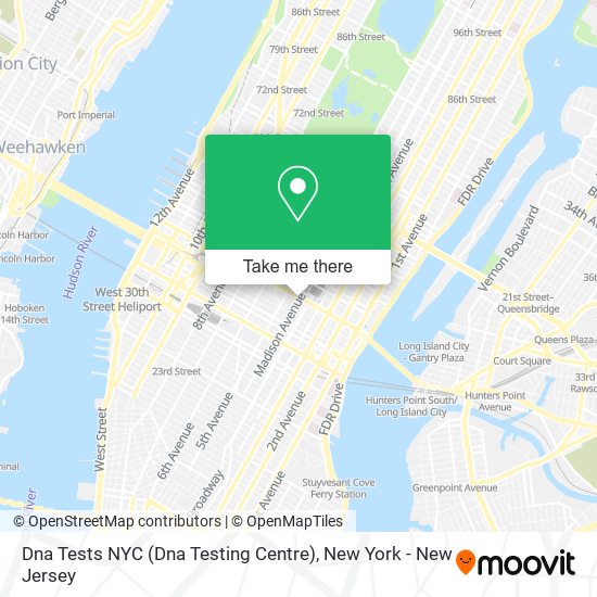 Mapa de Dna Tests NYC (Dna Testing Centre)