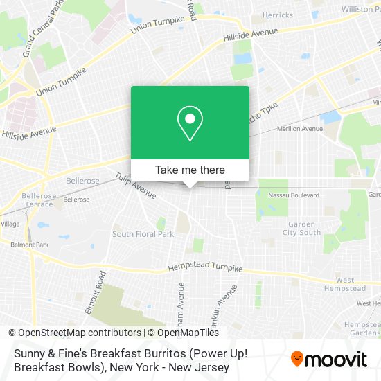 Mapa de Sunny & Fine's Breakfast Burritos (Power Up! Breakfast Bowls)