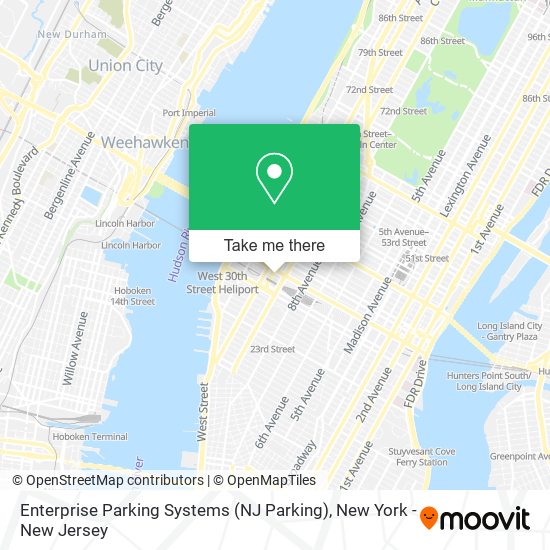 Mapa de Enterprise Parking Systems (NJ Parking)