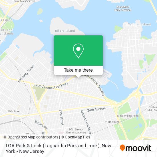 LGA Park & Lock (Laguardia Park and Lock) map