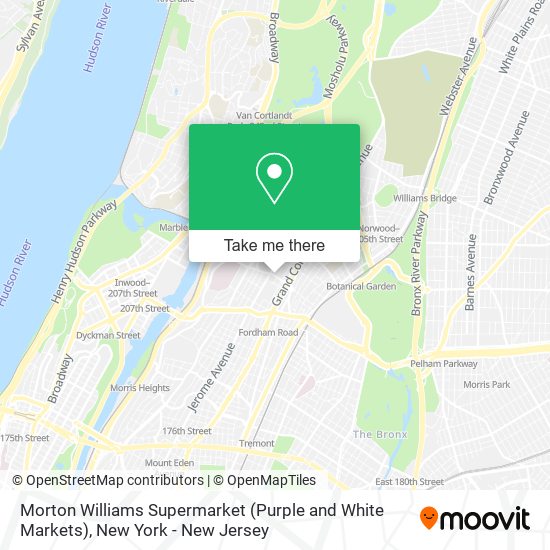 Morton Williams Supermarket (Purple and White Markets) map