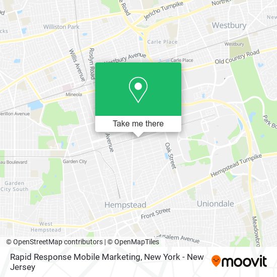 Rapid Response Mobile Marketing map