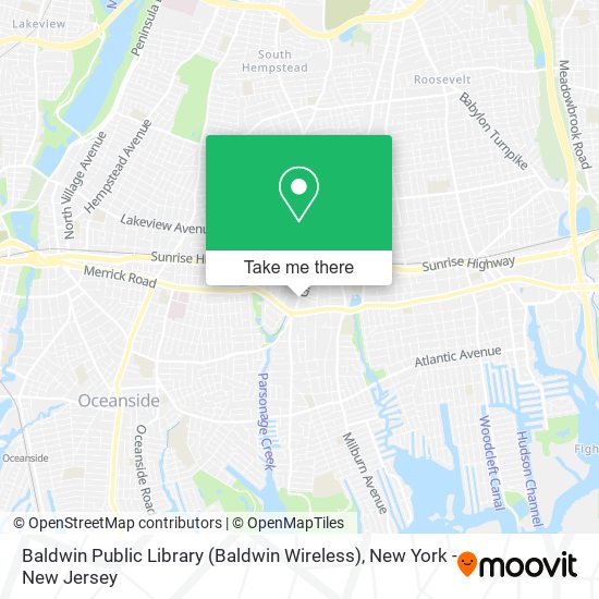 Mapa de Baldwin Public Library (Baldwin Wireless)