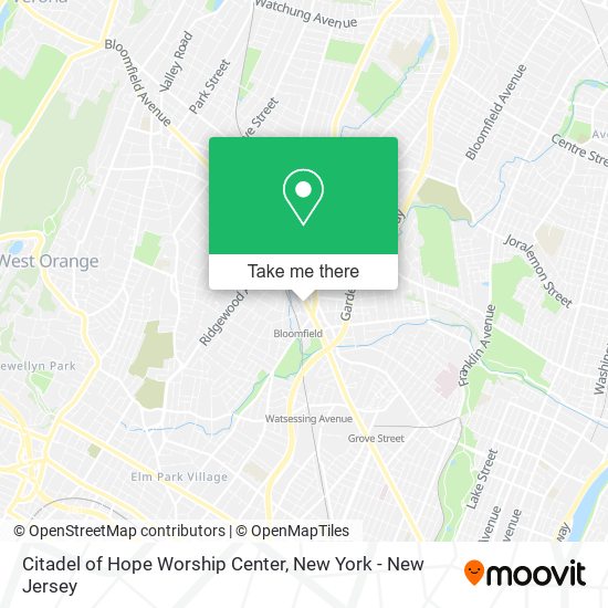 Citadel of Hope Worship Center map