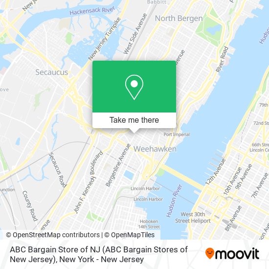 ABC Bargain Store of NJ (ABC Bargain Stores of New Jersey) map
