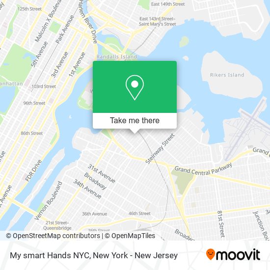 My smart Hands NYC map