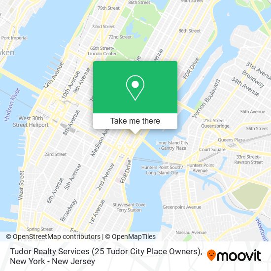 Tudor Realty Services (25 Tudor City Place Owners) map