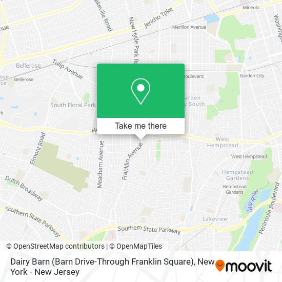 Dairy Barn (Barn Drive-Through Franklin Square) map