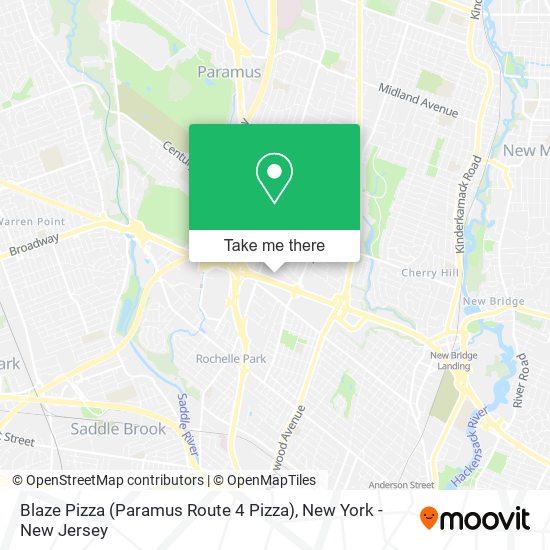 Blaze Pizza (Paramus Route 4 Pizza) map