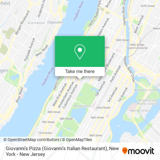 Giovanni's Pizza (Giovanni's Italian Restaurant) map