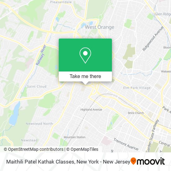 Mapa de Maithili Patel Kathak Classes