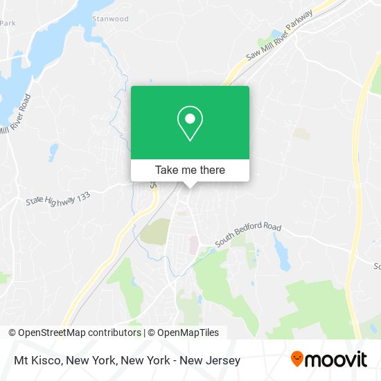 Mapa de Mt Kisco, New York