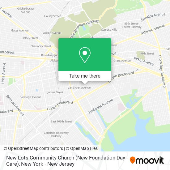Mapa de New Lots Community Church (New Foundation Day Care)
