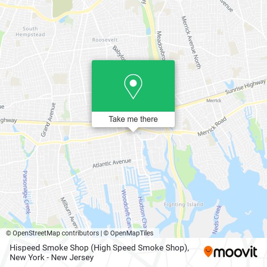 Hispeed Smoke Shop (High Speed Smoke Shop) map