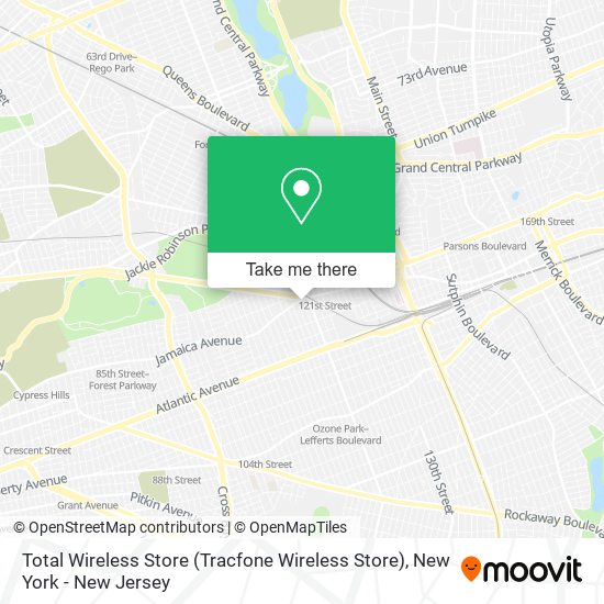 Mapa de Total Wireless Store (Tracfone Wireless Store)