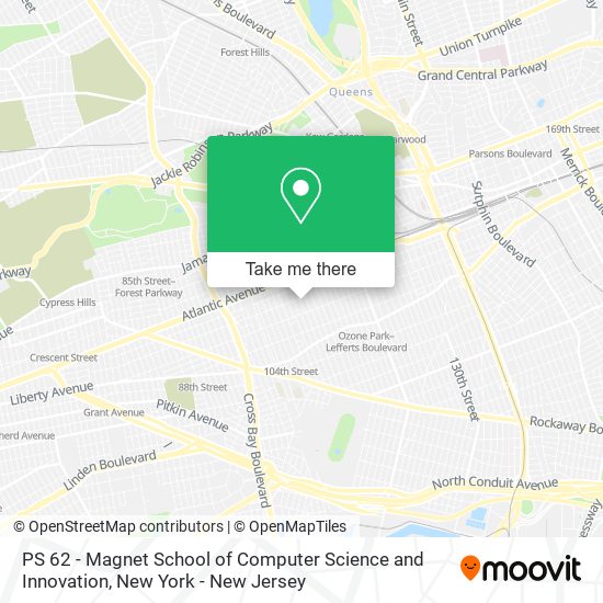 Mapa de PS 62 - Magnet School of Computer Science and Innovation