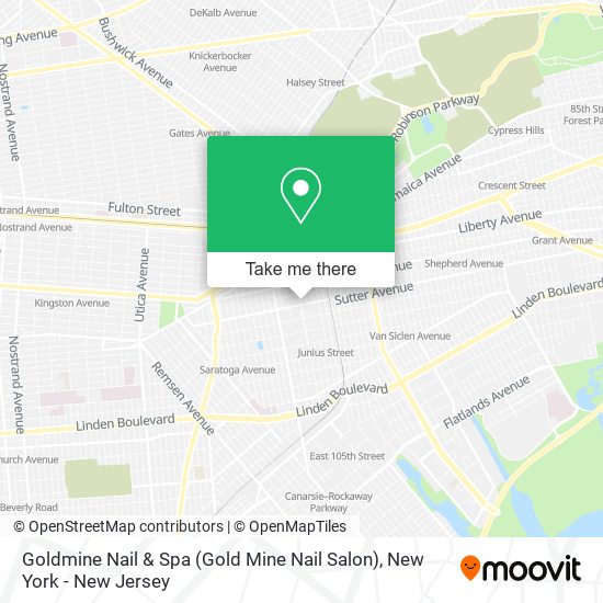 Goldmine Nail & Spa (Gold Mine Nail Salon) map