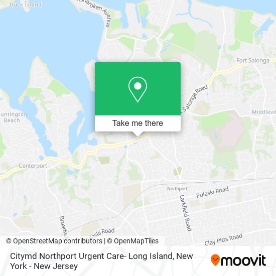 Mapa de Citymd Northport Urgent Care- Long Island