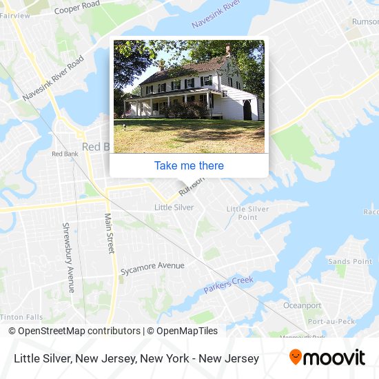 Little Silver, New Jersey map