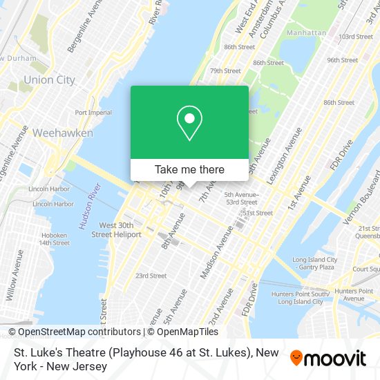 St. Luke's Theatre (Playhouse 46 at St. Lukes) map