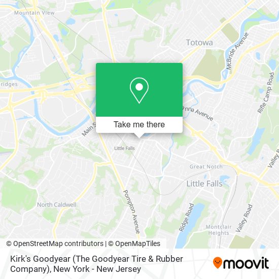 Mapa de Kirk's Goodyear (The Goodyear Tire & Rubber Company)