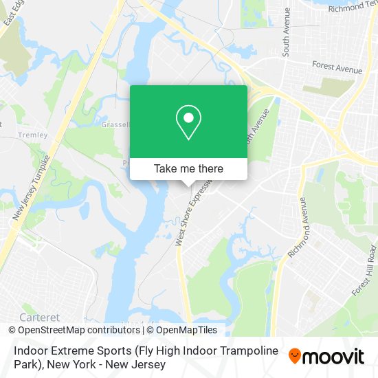 Indoor Extreme Sports (Fly High Indoor Trampoline Park) map