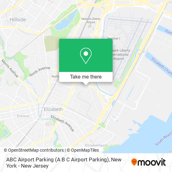 ABC Airport Parking (A B C Airport Parking) map