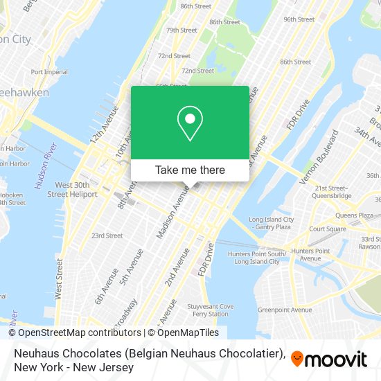Neuhaus Chocolates (Belgian Neuhaus Chocolatier) map