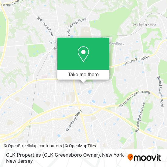 CLK Properties (CLK Greensboro Owner) map