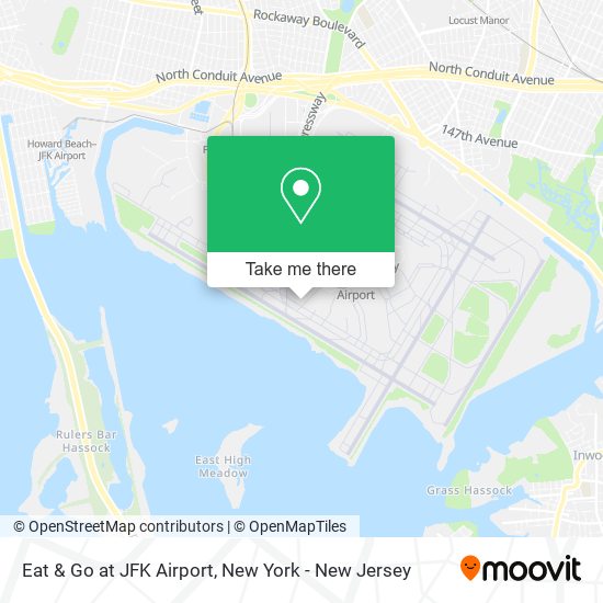 Mapa de Eat & Go at JFK Airport