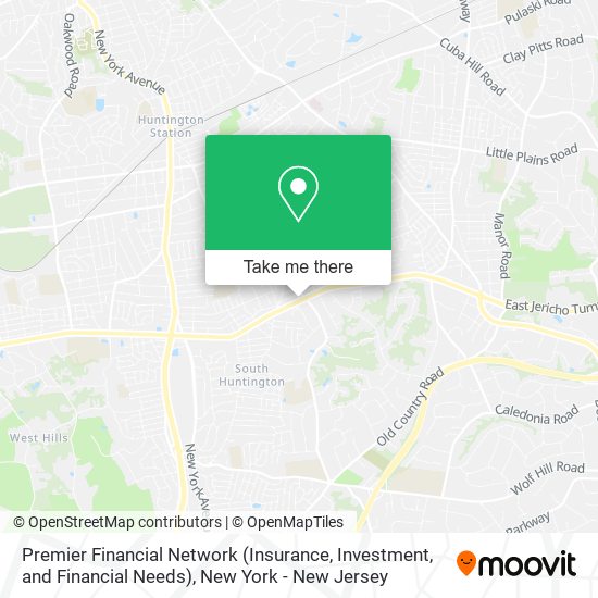 Mapa de Premier Financial Network (Insurance, Investment, and Financial Needs)