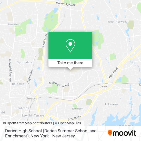 Mapa de Darien High School (Darien Summer School and Enrichment)