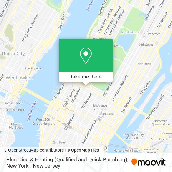 Mapa de Plumbing & Heating (Qualified and Quick Plumbing)