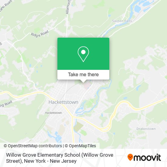 Mapa de Willow Grove Elementary School (Willow Grove Street)