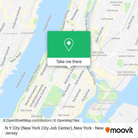Mapa de N Y City (New York City Job Center)