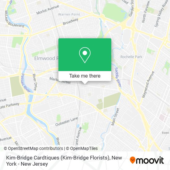 Mapa de Kim-Bridge Cardtiques (Kim-Bridge Florists)
