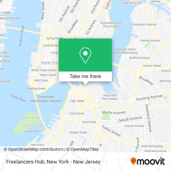 Freelancers Hub map