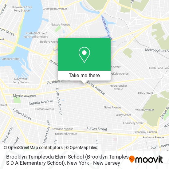 Mapa de Brooklyn Templesda Elem School (Brooklyn Temples S D A Elementary School)