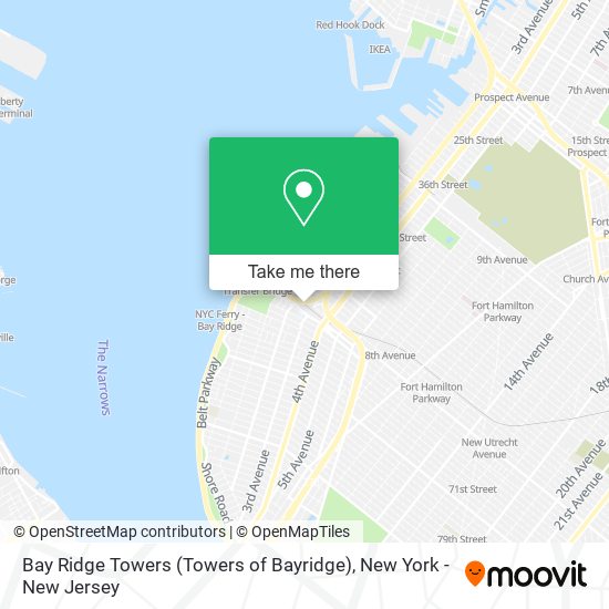 Mapa de Bay Ridge Towers (Towers of Bayridge)