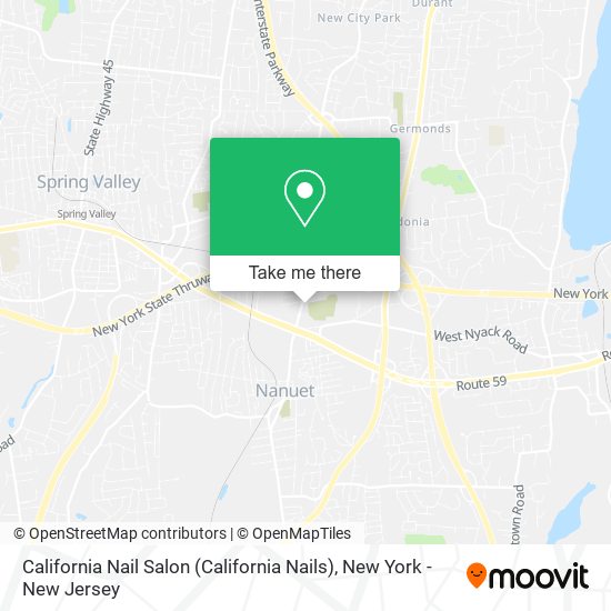 California Nail Salon (California Nails) map