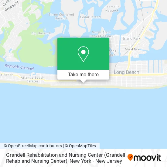 Grandell Rehabilitation and Nursing Center map