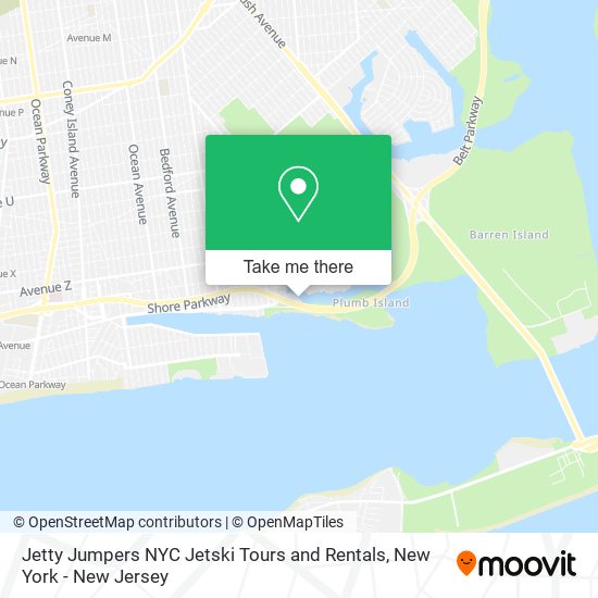 Jetty Jumpers NYC Jetski Tours and Rentals map