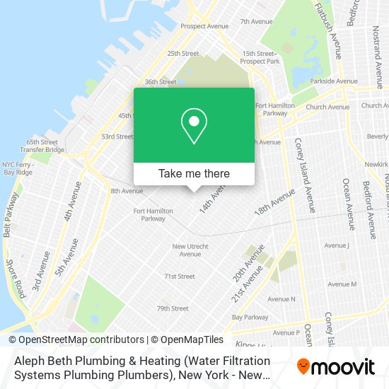 Mapa de Aleph Beth Plumbing & Heating (Water Filtration Systems Plumbing Plumbers)