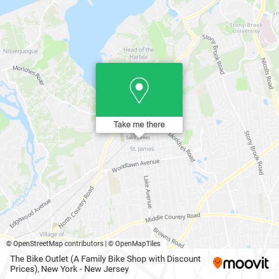 The Bike Outlet (A Family Bike Shop with Discount Prices) map