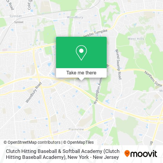 Clutch Hitting Baseball & Softball Academy map