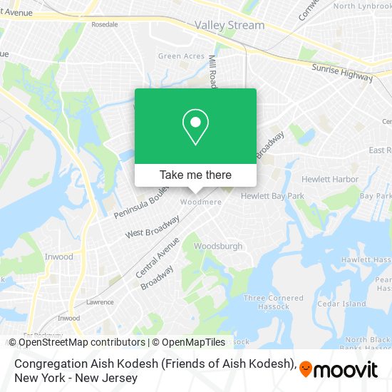Congregation Aish Kodesh (Friends of Aish Kodesh) map