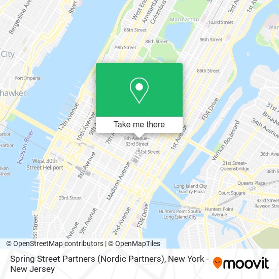 Mapa de Spring Street Partners (Nordic Partners)