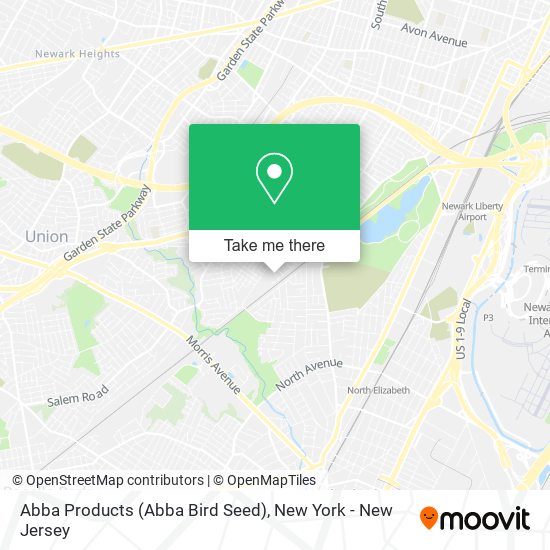 Abba Products (Abba Bird Seed) map